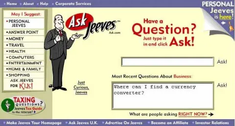 Ask Jeeves logo